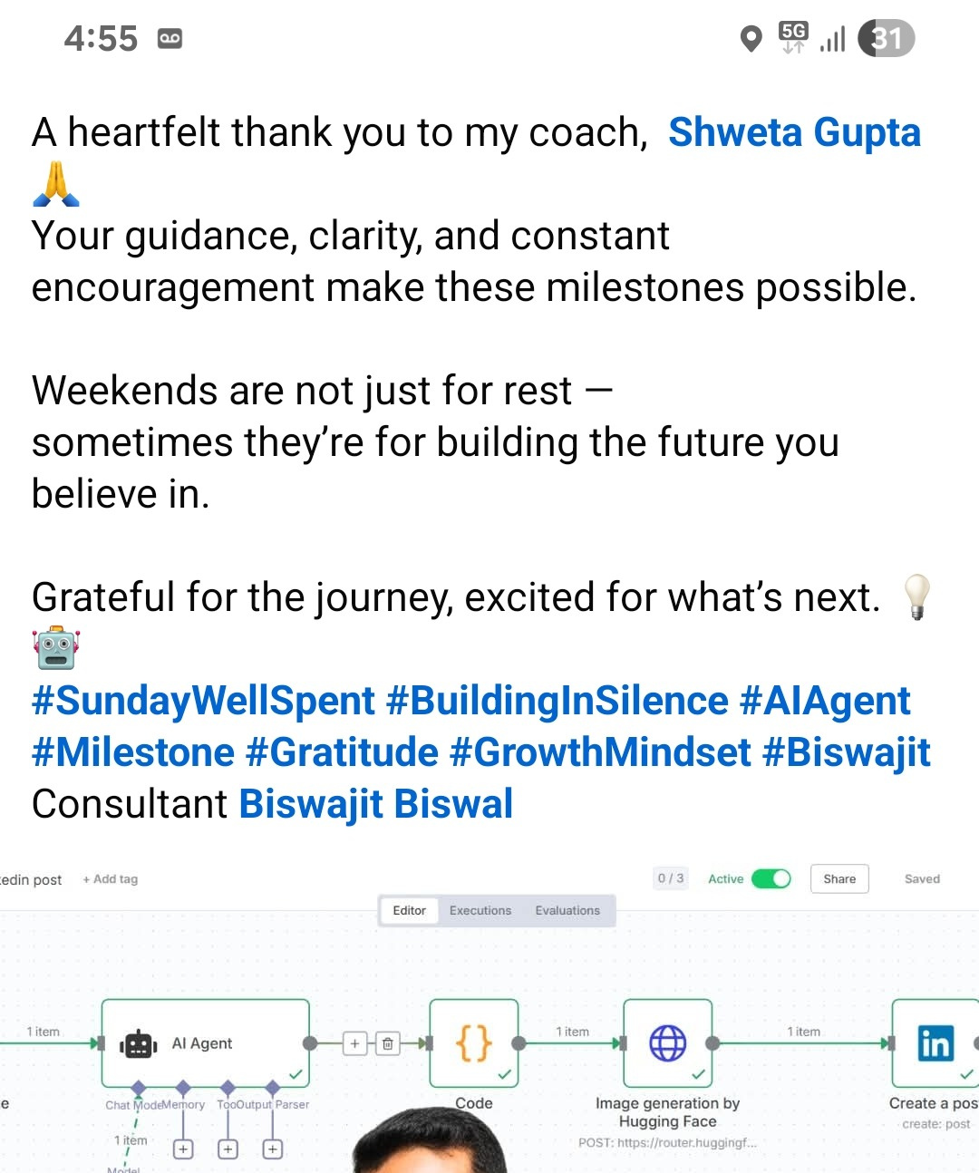 Testimonial from Amlesh Kumar